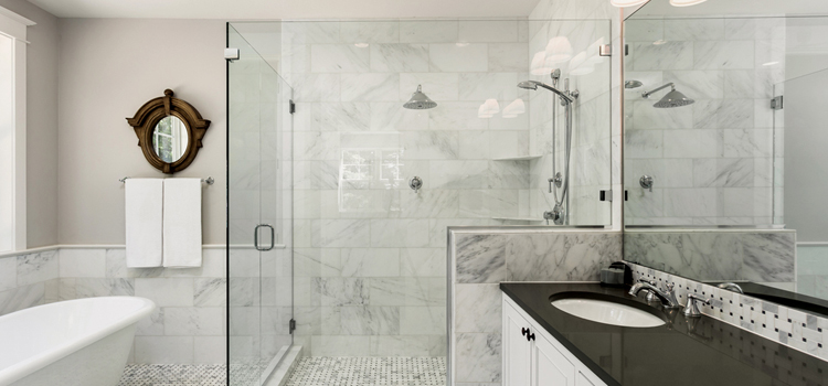 bathroom shower door installation in Lake Worth